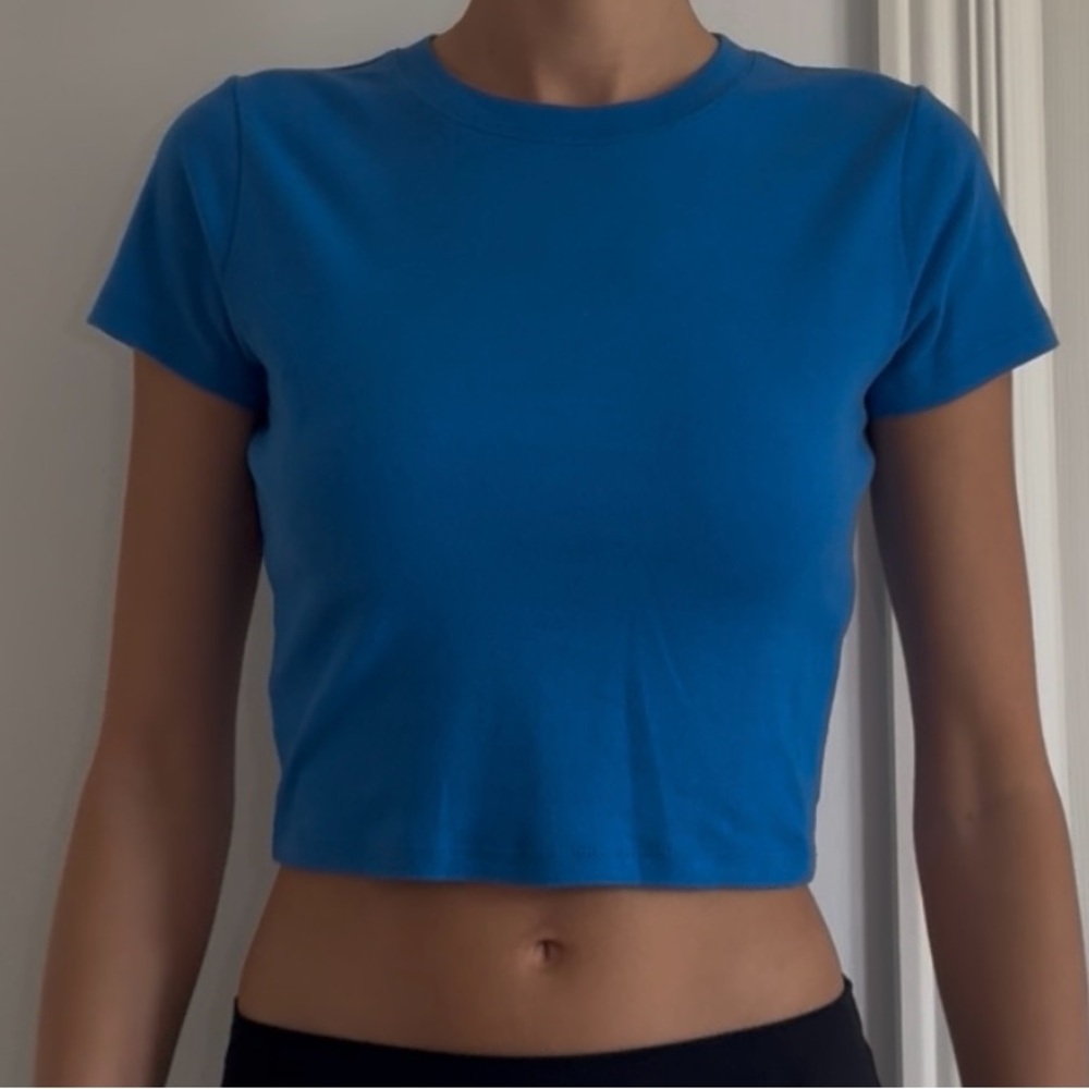 Hollister Vibrant Blue Baby Tee